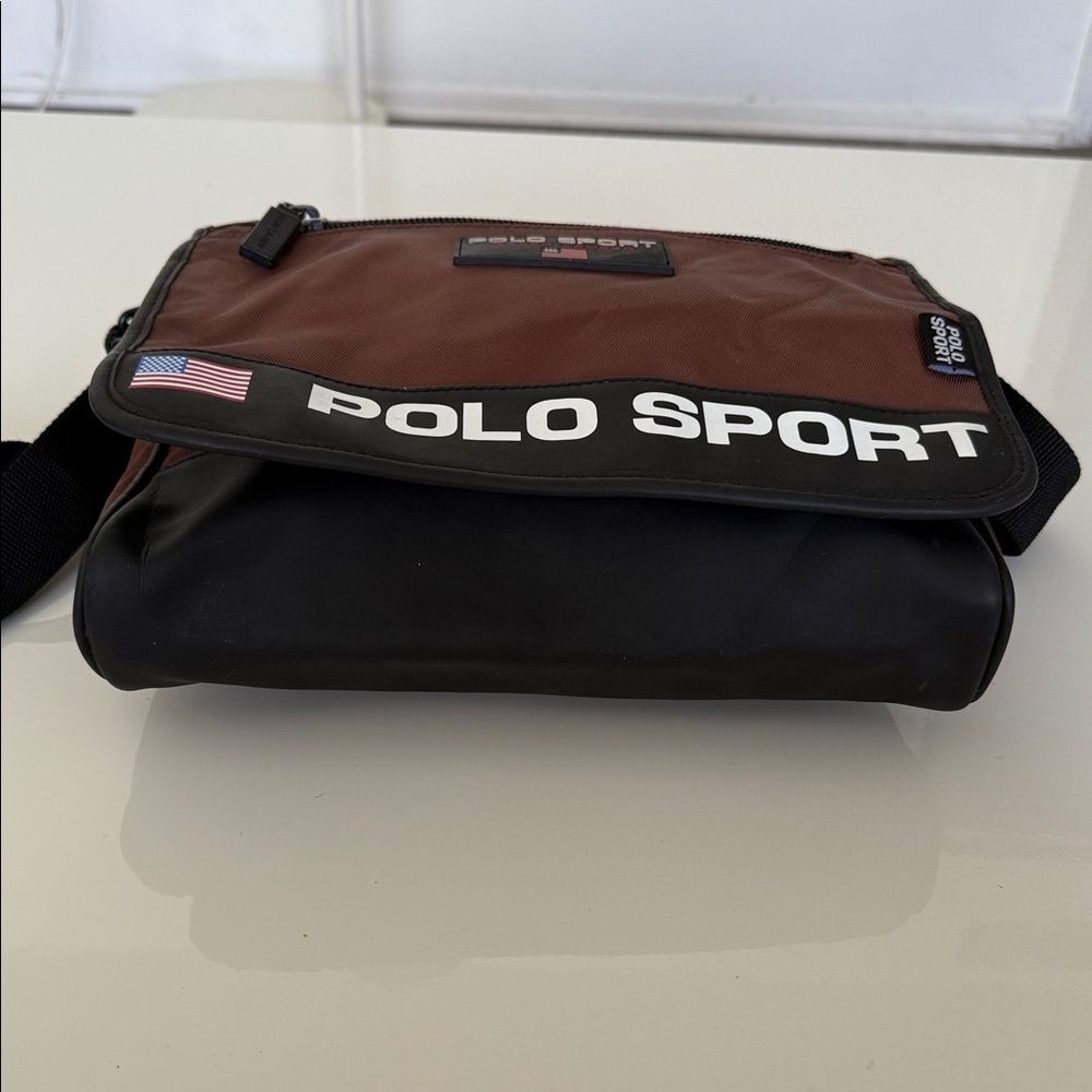 Polo by Ralph Lauren Brown Polo Sport Messenger Bag - Picture 3 of 16